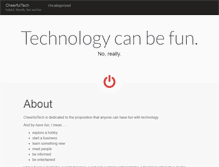 Tablet Screenshot of cheerfultech.com